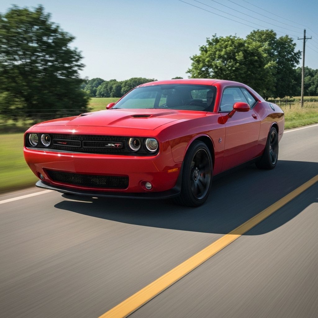 Challenger SXT 3.6L V6 muscle car in UAE - 305 HP performance vehicle